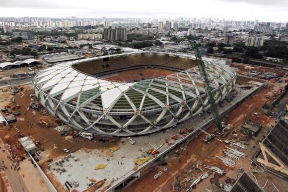 Work Suspended On World Cup Soccer Stadium Seats After Death