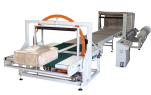 Single Stretch Wrapping Machine and Auto Packing Line Utilized