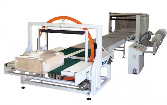 Single Stretch Wrapping Machine and Auto Packing Line Utilized