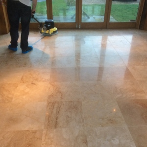 Cleaning, Sealing and Polishing Travertine Tiles, Floors and Countertops