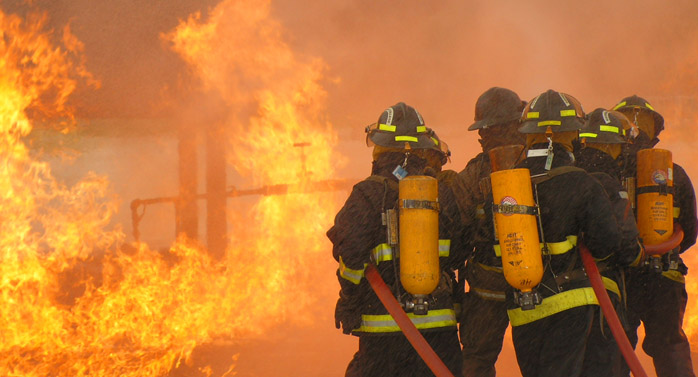 Firefighting training