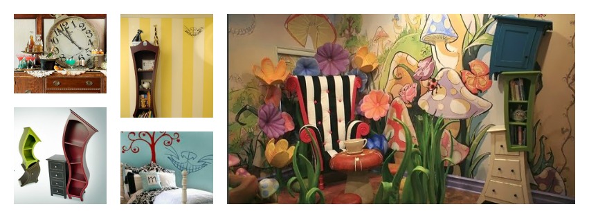 "Alice In Wonderland" Interiors