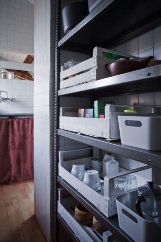 Space-saving solutions furniture DIY kitchen