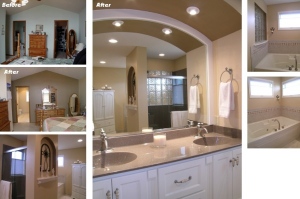 bathroom remodel before after