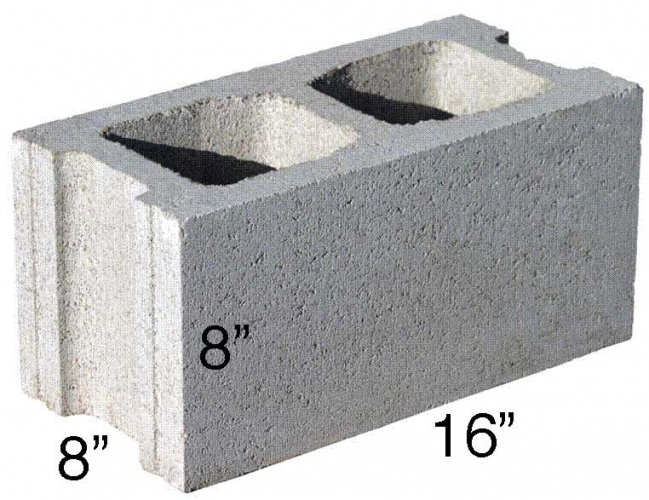 Concrete blocks sizes amazingonly