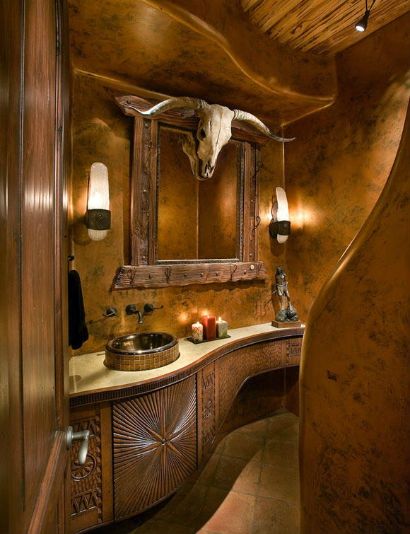 rustic bathroom sinks