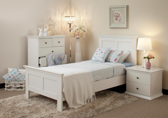 simple white childrens bedroom furniture