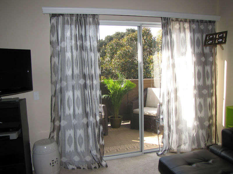window treatments for sliding glass doors with vertical blinds
