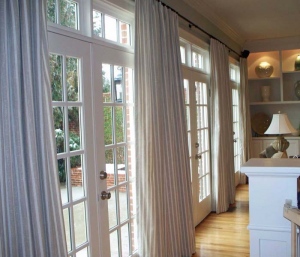 window treatments sliding french doors