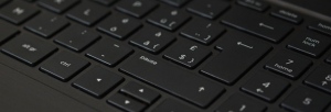 keyboard black notebook input