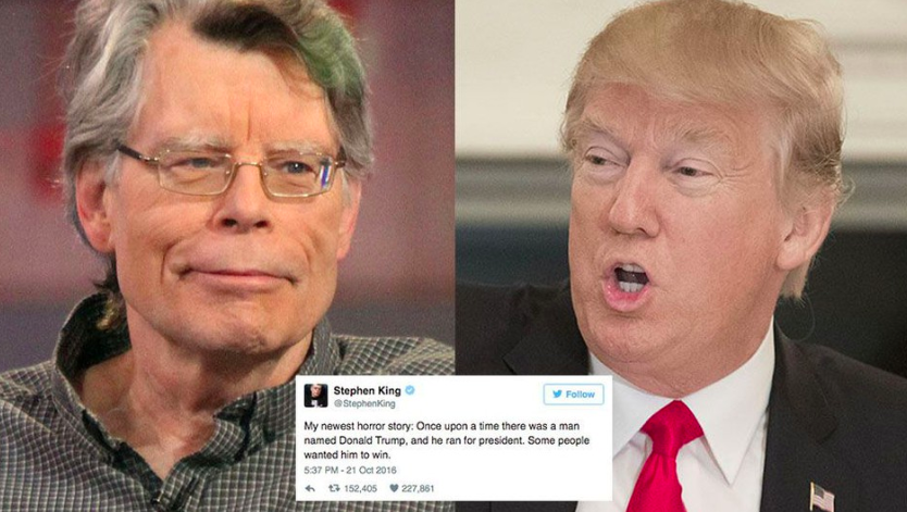 Stephen King Says Trump Is Worse