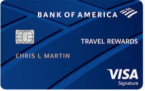 bank of america travel rewards credit card