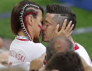 Robert Lewandowski and Anna Lewandowska