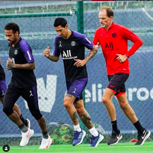 Thomas Tuchel, Neymar and D’ Maria